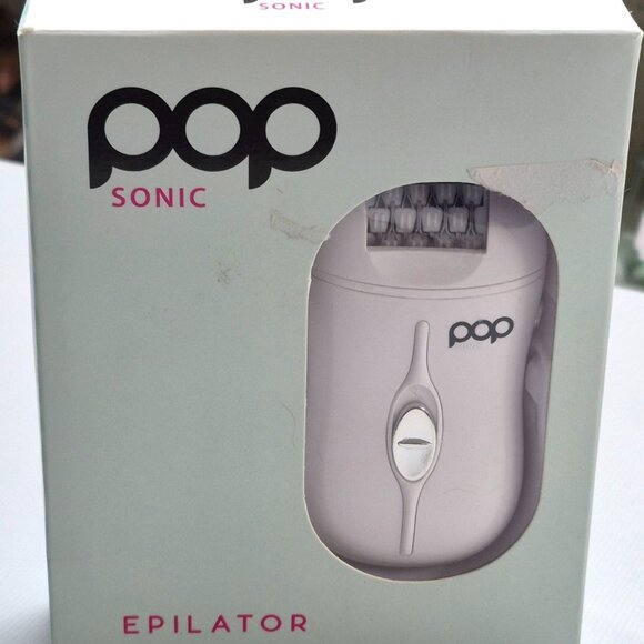 Pop Sonic Epilator Hair Removal Device - USB Rechargeable Cordless Or Corded Use - Picture 3 of 3